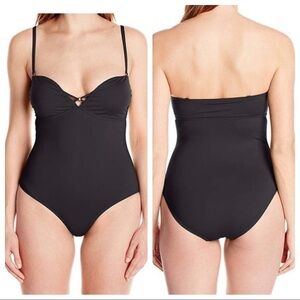 🆕 Lark & Ro black bandeau one piece s…